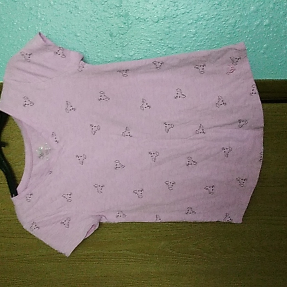 Justice Girls purple dog t-shirt